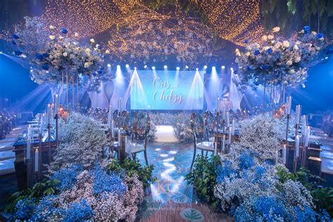 Starry Night themed Wedding of Cris & Chelzy - Khim Cruz | Wedding and ...