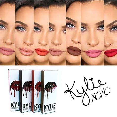 Kylie Jenner Lipstick Kit Swatches | Lipstutorial.org