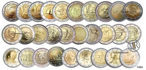 2 Euro Italy Commemorative Coins | Value of all Italian 2€