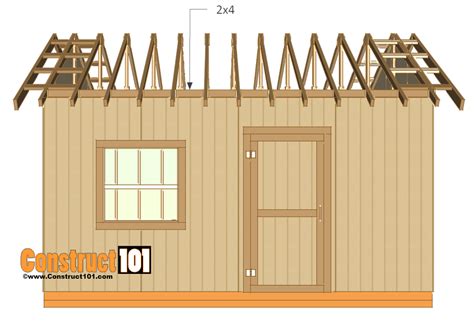 Shed Plans 12x16 Pdf - storage shed plans home depot