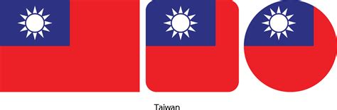 Taiwan flag, vector illustration 5148652 Vector Art at Vecteezy