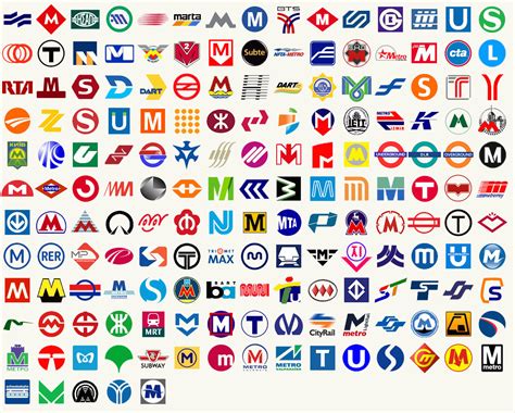 Metro logos of the world | Folder design, Metro, Logo design inspiration