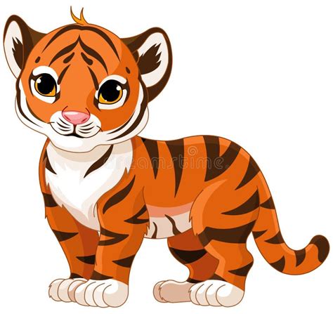 Cute Tiger Cub Stock Illustrations – 6,362 Cute Tiger Cub Stock ...