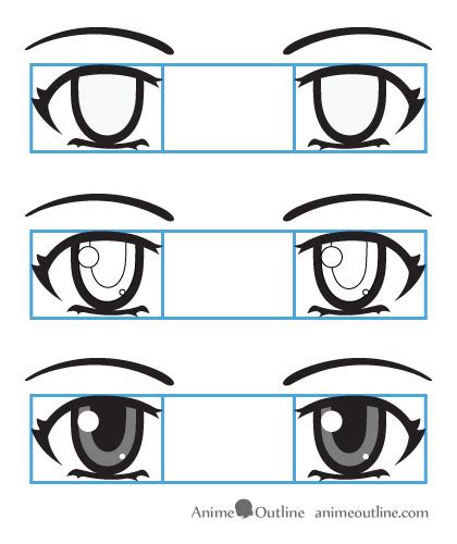 How to Draw Anime Eyes and Eye Expressions Tutorial - AnimeOutline