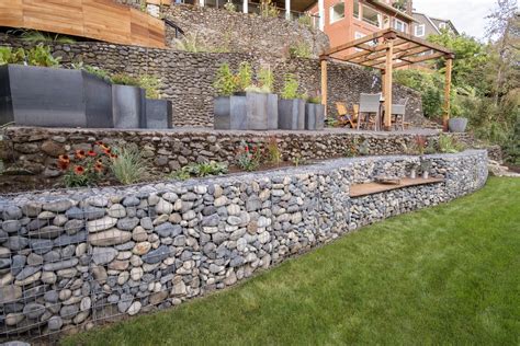 Gabion Walls - Paradise Restored Landscaping