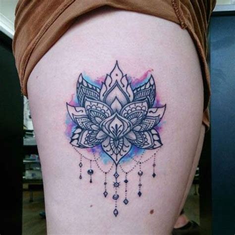 61 Best Lotus Flower Tattoo Designs + Meanings (2024 Guide) | Flower ...