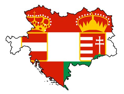 Austro-Hungarian Empire flag map by AmericanMapping on DeviantArt