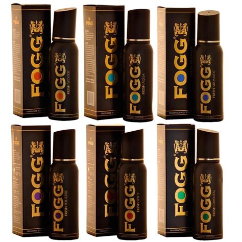 Fogg Black Collection Aqua Aromatic Fougere Spicy Oriental, Deodorant ...