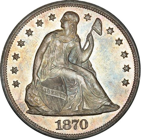 1870 Seated Liberty Silver Dollar Values and Prices - Past Sales ...