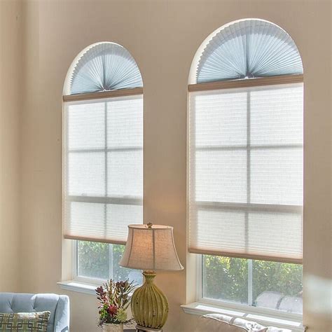 Redi Shade Arch Sheer View Window Shade in White | Window shades ...