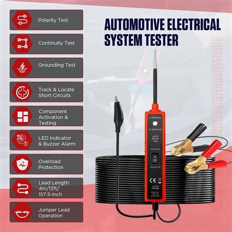 Dc 6v-24v Automotive Circuit Breaker Finder Car Electrical Tester With ...