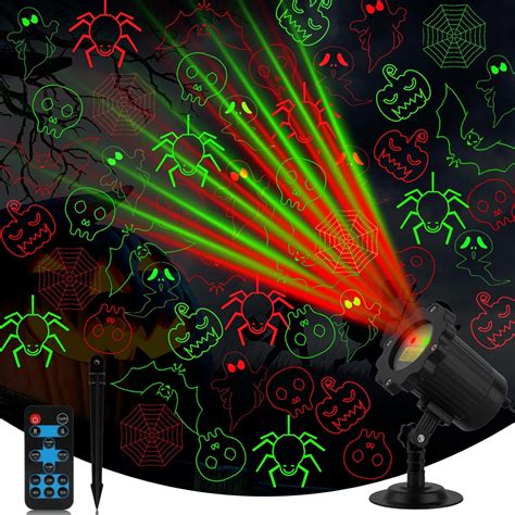 Amazon.com: Yokgrass Halloween Projector Lights Outdoor, Waterproof ...