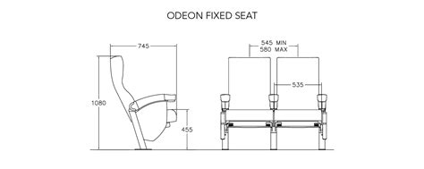 Cinema Chair: Odeon Fixed Seat | Camatic Seating