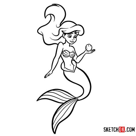 How To Draw The Little Mermaid