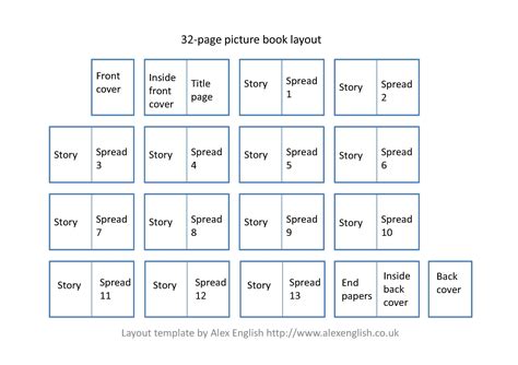 Story Book Template Printable