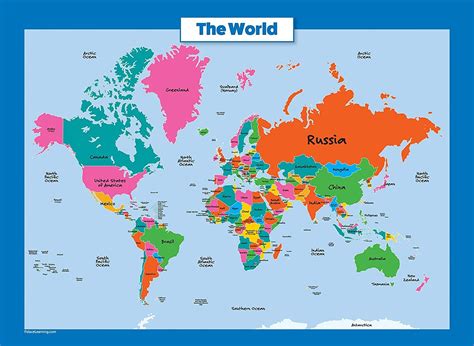 Map of World | Printable Large Attractive HD Map of World With Country ...