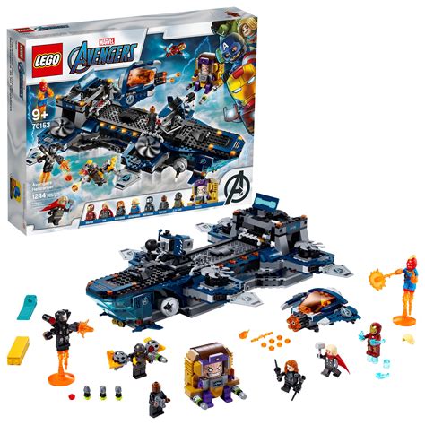 LEGO Marvel Avengers Helicarrier 76153 LEGO Brick Building Toy with ...