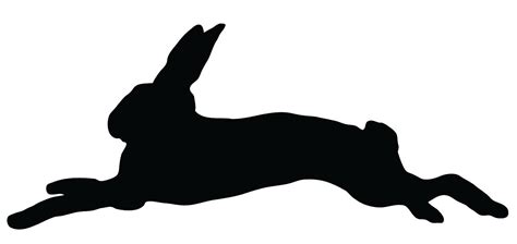 20 Bunny Rabbit Silhouettes and Clip Art | Rabbit silhouette, Bunny ...