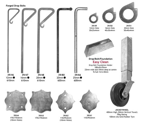 Gate & Fencing Accessories - ©2022 Brooks Forgings Ltd.