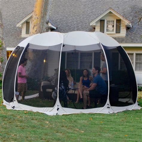 Screen House Tent Instant Outdoor Canopy Pop Up Gazebo 15x15 Gray ...