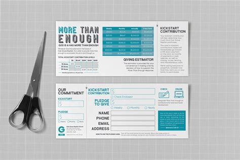 Church Pledge Card Template – Mightyprintingdeals.com