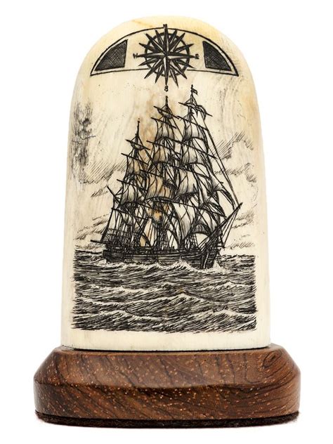 Item Sold - Scrimshaw Gallery | Nautical artwork, Scrimshaw, Nautical art