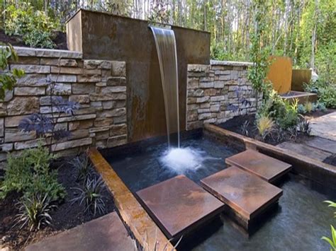 Contemporary Water Features Design Ideas 22 Outdoor Wall Fountains ...