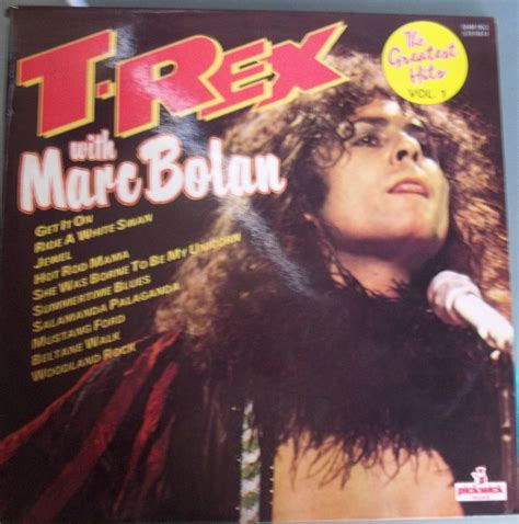 T-rex With Marc Bolan the Greatest Hits Vol. 1 UK Pickwick | Etsy ...