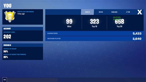 Fortnite Mobile – How to Check Your Fortnite Stats – Mobile Mode Gaming