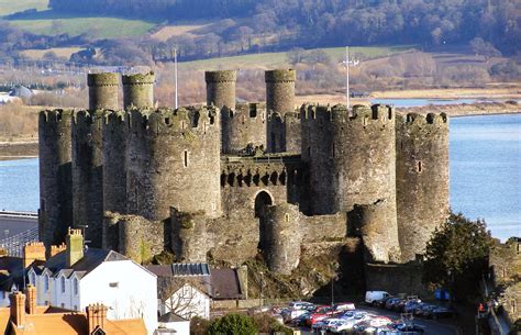 Conwy Castle, Wales (Illustration) - World History Encyclopedia