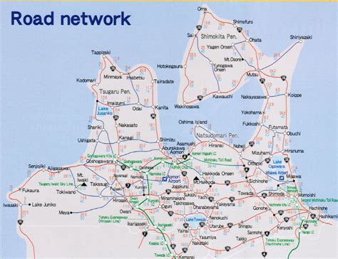 Traveling around Misawa, Japan: Aomori Prefecture Maps