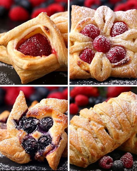 Here's Four Ways To Make Incredibly Beautiful Desserts With Puff Pastry ...