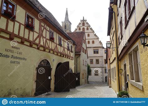 Ancient Town of Rothenburg Ob Der Tauber or Rothenburg on the Tauber ...