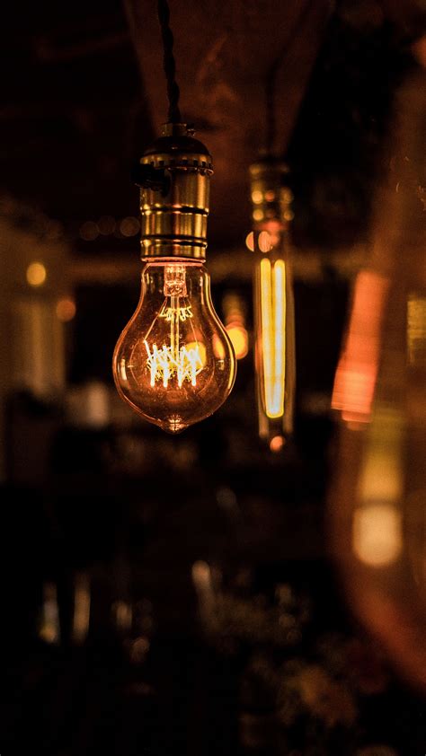 2160x3840 Wallpaper lamp, lighting, electricity | Luzes de fundo ...