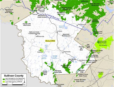 Sullivan County New York Map | world map