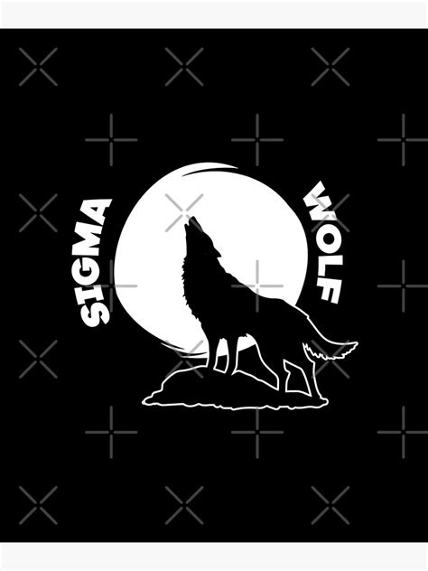 "Sigma wolf" Poster for Sale by Youssef02 | Redbubble