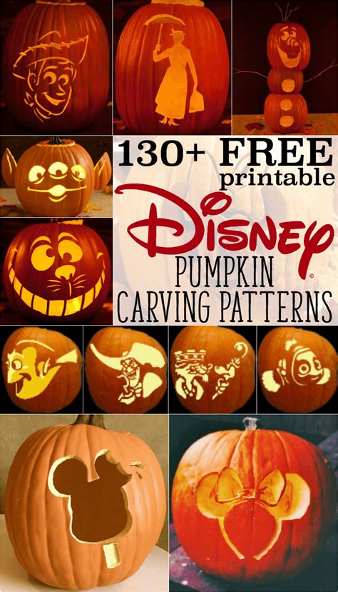 Disney Pumpkin Carving Templates Free Printable