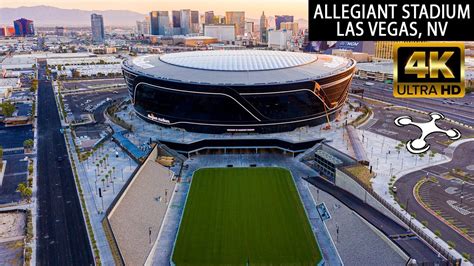 Allegiant Stadium | Las Vegas Raiders Football - Drone Tour | Vegas ...