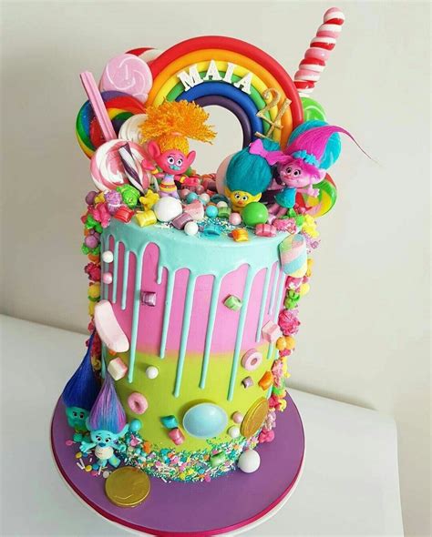 Pin by Alexander J. Battle on Delicious Delicacies | Trolls cake ...