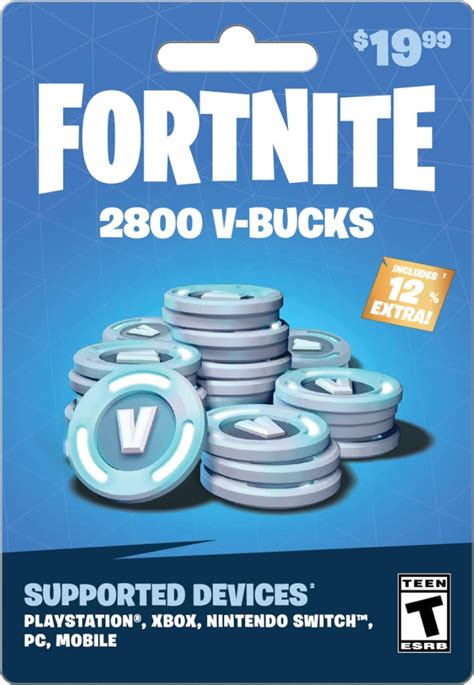 Customer Reviews: V-Bucks 19.99 Card Fortnite V-Bucks 19.99 Card - Best Buy