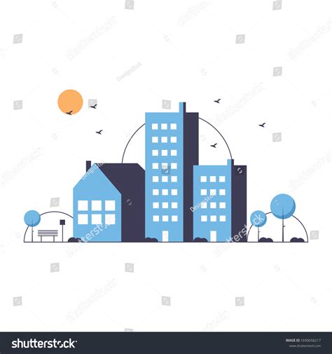 Building Clipart Building Vector Clipart House Stock Vector (Royalty ...