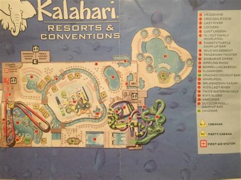 Kalahari Water Park Map - Aleece Lorianne