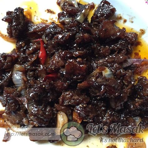 Daging Black Paper Masak Hitam Recipe | LetsMasak