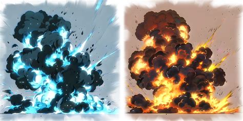 ArtStation - 2D FX Anime Explosion