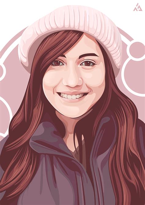 Vector Portrait | Vector portrait, Digital portrait illustration ...