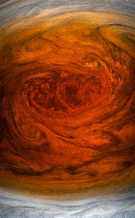 Juno Captures Close-Up Views of Jupiter’s Great Red Spot | Space ...