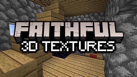 Faithful 3D Texture Pack 1.20, 1.20.6 → 1.19.4 - Download