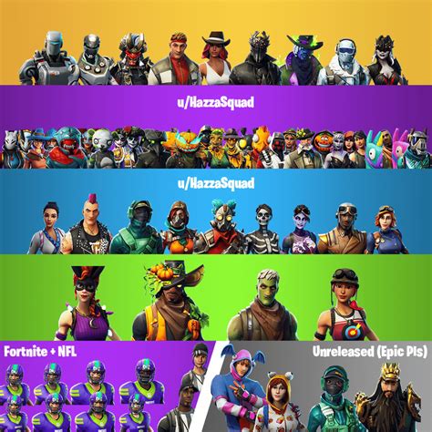 Here’s every Fortnite skin released during the Season 6 Battle Pass ...