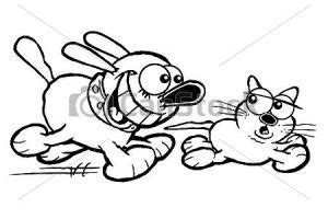 dog chasing cat clipart 20 free Cliparts | Download images on ...