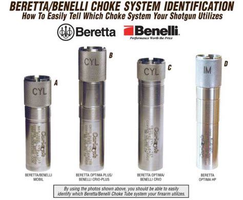 WHICH BERETTA/BENELLI CHOKE SYSTEM IS RIGHT? - Carlson's Choke Tubes, LLC